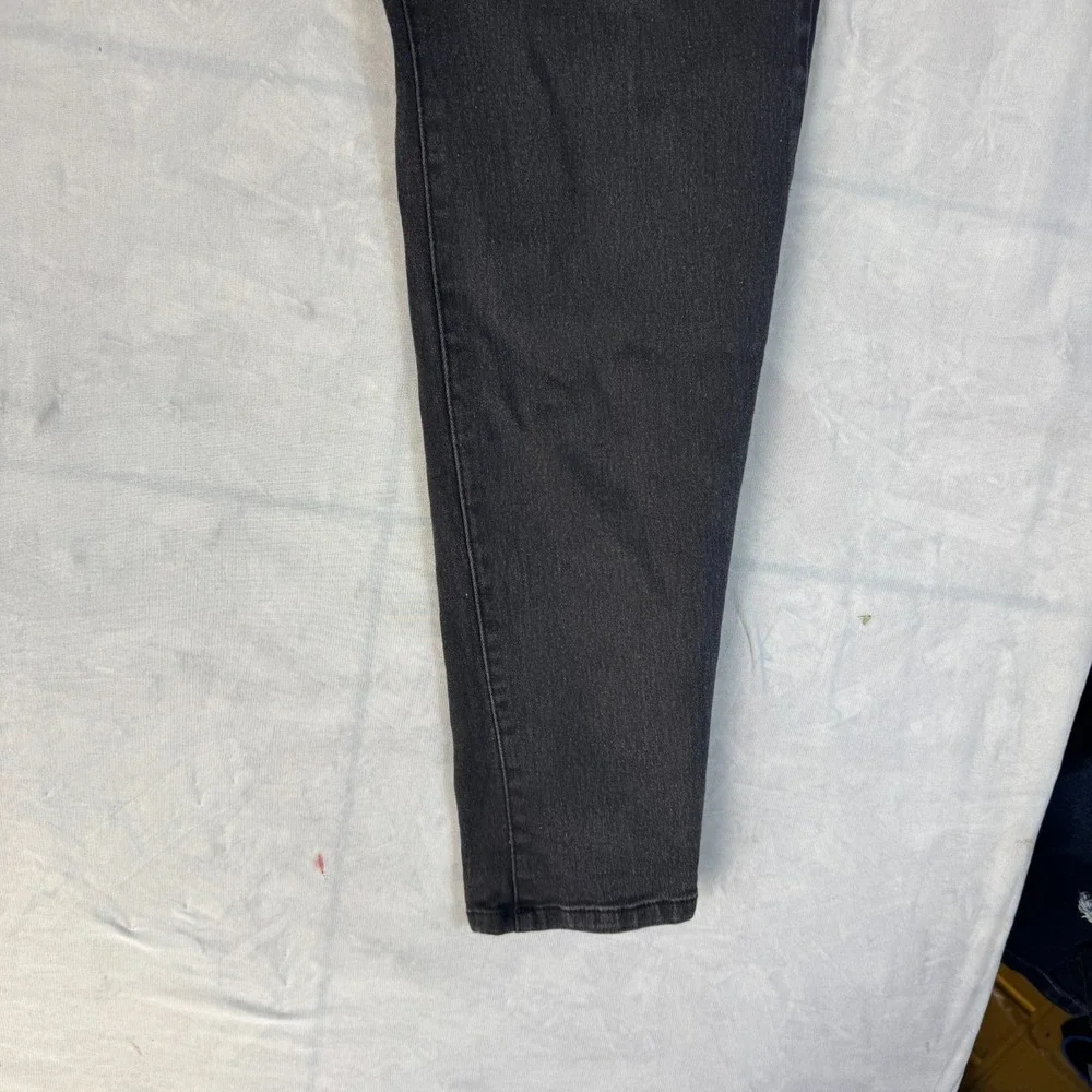 G-Fried Mens Dark Wash Black Stretch Denim Slim Fit Straight Jeans Size 38x32